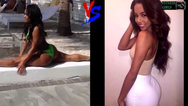 'FITNESS MODELS LIRA MERCER VS BRITTANY RENNER WORKOUT 2017'