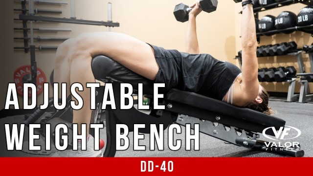 'Valor Fitness DD-40, Adjustable Weight Bench'