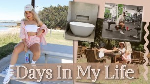 'Days In My Life: Bathroom Reno Sneak Peak, Gym Workouts, Kmart Christmas Haul, Lush Haul & More!'
