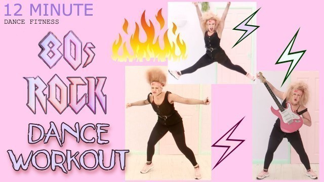 '80S ROCK DANCE WORKOUT PART 2 | FUN DANCE FITNESS | BON JOVI | JOURNEY | QUEEN | VAN HALEN'