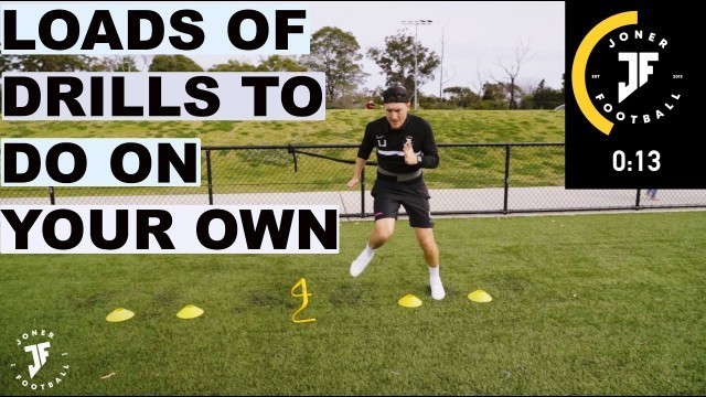 '4 INDIVIDUAL TRAINING DRILLS ⚽️| Joner Football'