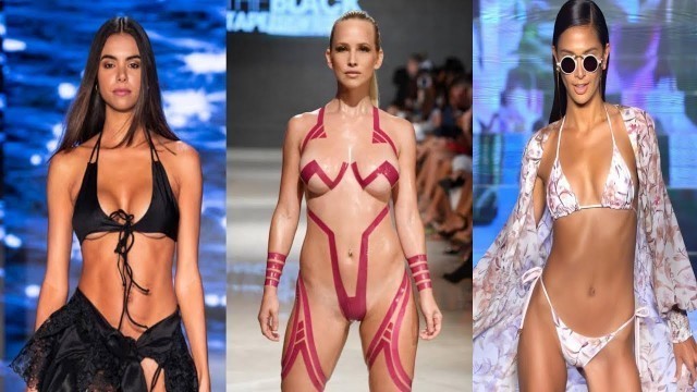 'New Bikni swimwear Summer out fit  Fashion show 2019'