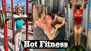 'Girls Fitness | Hot Boobs Girls Exercise 