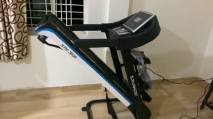 'Sparnod Fitness STH-3600 (4 HP Peak) Automatic Treadmill | Review or unboxed video'