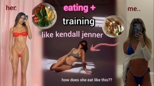 'TRYING KENDALL JENNER’S MODEL DIET & WORKOUT ROUTINE (not easy)'