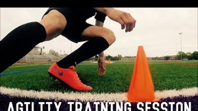 'Change Direction Faster | Agility Training For Footballers & Soccer Players | Individual Drills'