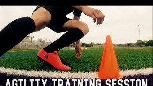 'Change Direction Faster | Agility Training For Footballers & Soccer Players | Individual Drills'
