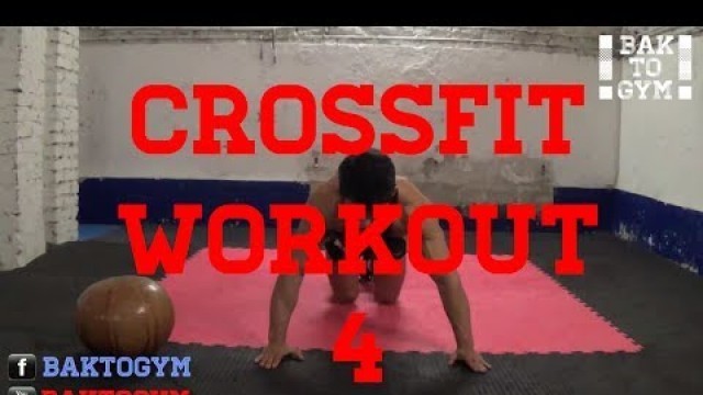 'Crossfit Übungen Workout 4 - Power-Crossfit Workout - Cardio - BAK TO GYM'