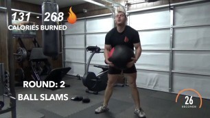 'Medicine Ball With Boxing And Squats Workout 4x3 Fuel Fitness Training Workout'