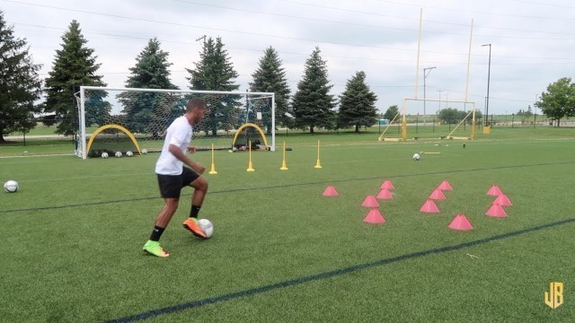 'High Intensity Soccer Drills - Training Session With a Subscriber!'