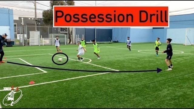 'Possession DRILL | FULL TRAINING SESSION with Young Group | Joner 1on1 Football'