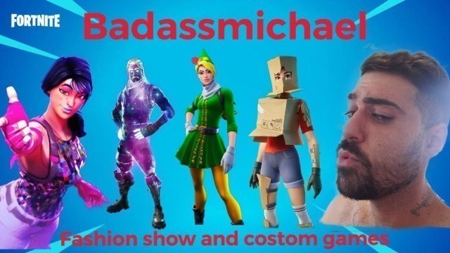 'FORTNITE LIVE CUSTOMS AND FASHION SHOWS!RELAXED FIT JONSEY!'