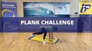 'FAMILY fitness club Leverkusen Plank Challenge mit Steffi'