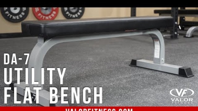 'Valor Fitness DA-7, Utility Flat Bench'