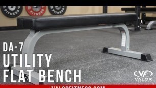 'Valor Fitness DA-7, Utility Flat Bench'