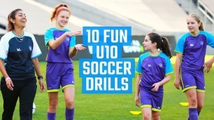'10 Best U10 Soccer Drills | Fun Soccer Drills for Kids'