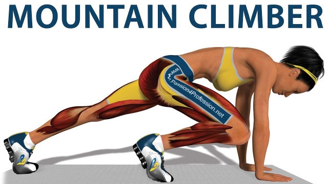 'Cardio-Übungen: Mountain Climber'