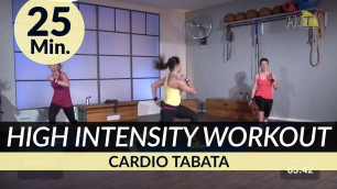'25 Min. HIIT High Intensity Tabata Cardio Workout to loose Weight'