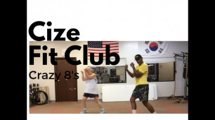 'Cize Fit Club! Crazy  8s; Hands in The Air Me and one of my coaches!'