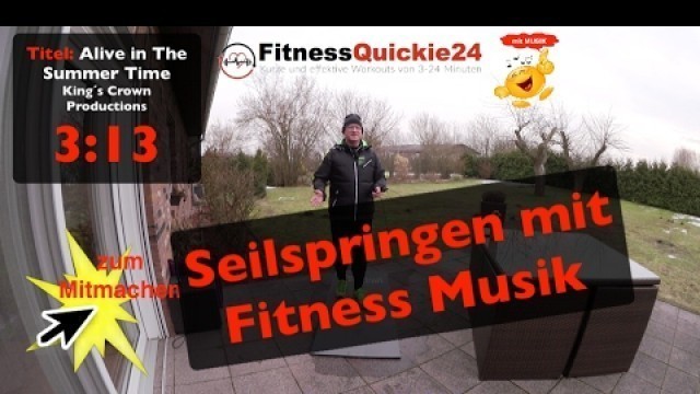 'Seilspringen mit Fitness Musik - Länge 3:13'