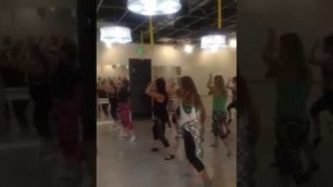 'Xtend Barre Highlands Ranch girls doing the \"Me Too\" Fitness Marshall Dance.'