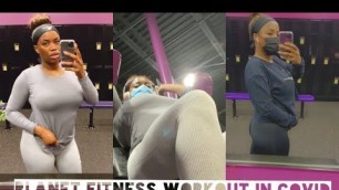 'PLANET FITNESS WORKOUT IN COVID: CARDIO | ABS | BACK & ARMS'
