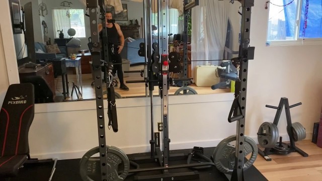 'How to turn a valor fitness BD-62 into a functional trainer with a half rack.'