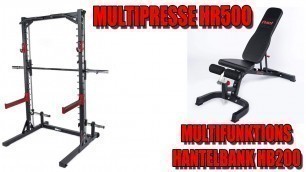 'Fuel Fitness Smith Machine Multipresse HR500 + Multifunktions-Hantelbank HB200 [Vorstellung]'