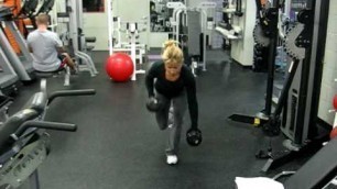 'Unload with alternating dumbell rows single leg - FUEL FITNESS'