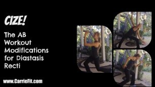 'Cize Ab Workout for Diastasis Recti'