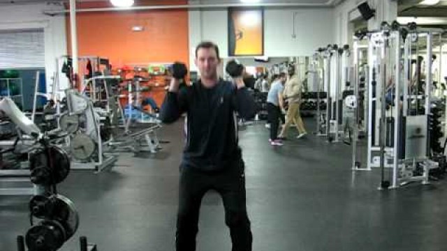 'Squat and Rotational Shoulder Pres - FUEL FITNESS'