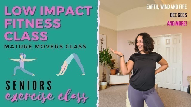 'Low Impact dance class | Senior fitness Mature Movers'