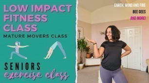 'Low Impact dance class | Senior fitness Mature Movers'