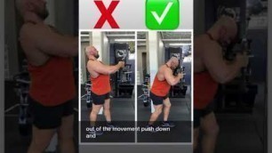 'triceps workout at #gym #workout motivation in gym motivation at fitness Marshall fitness #shorts'