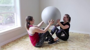 'Valor Fitness – Workout Demo 11 – Partner Situp Ball Pass'