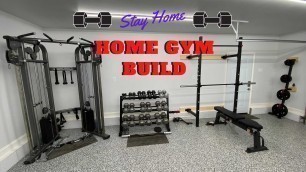 'Home Gym Build For Covid-19 Installing Valor Fitness BD-20 Folding Rack DIY'