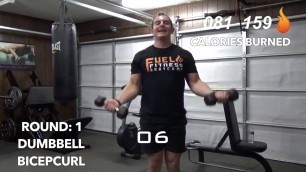 '30 Minute Dumbell Full Body Fat Blast Workout Fuel Fitness Training'