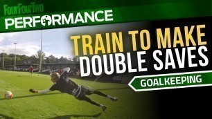 'Goalkeeper training drill | Shot-stopping exercise | Swansea City Academy'