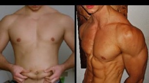 '6 Month Body Transformation - Fat to Shredded'