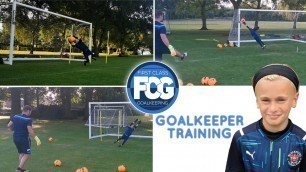 'Inside Training | FCG Drills | Goalkeeper specific football training | Big Dives Big Saves Edition'