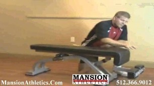 'Valor Fitness DF-1 Flat   Decline Bench - Mansion Athletics'