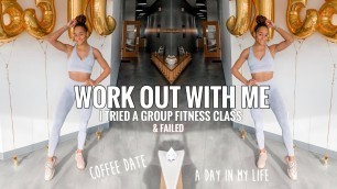 'WORKOUT WITH ME || my first fitness class, barre, Kansas City || vlogmas day 4?? | Libby Christensen'