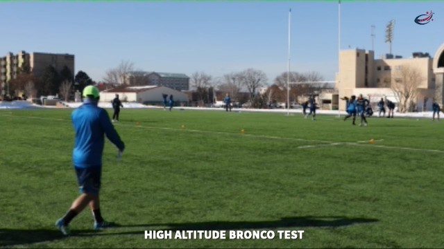 'High Altitude Fitness Test C. Marshall And G. McDowell: RugbyTown CROSSOVER Academy Week 1 01-27-21'