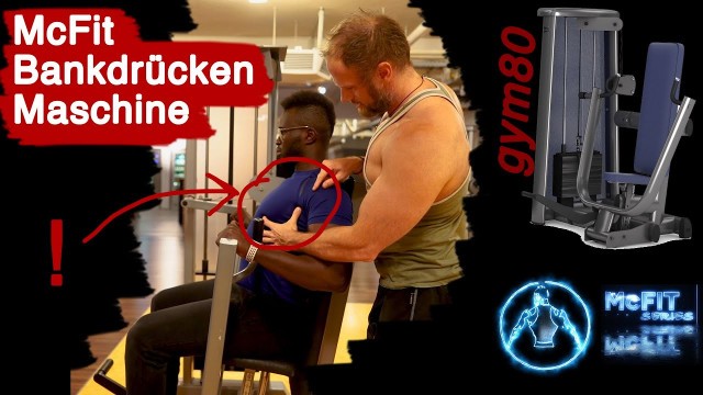 'McFit BANKDRÜCKEN MASCHINE | Brustübung | Gym 80 | Richtige Ausführung | McFit Series'