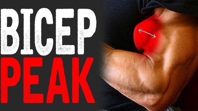 '3 EXERCISES TO BUILD THE BICEP PEAK!'