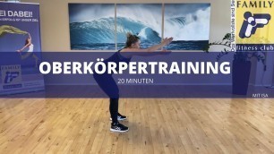 'FAMILY fitness club Oberkörpertraining mit Isa'