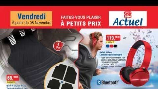 'Catalogue Bim Maroc Spéciale Sport et gadget pour voiture du Vendredi 8 Novembre 2019'