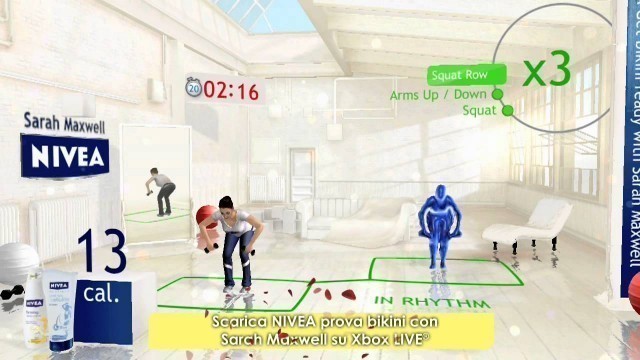 '[360-KINECT] Your Shape: Fitness Evolved - Sarah Maxwell Nivea DLC Italiano (HD)'