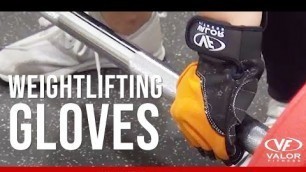 'Valor Fitness Weightlifting Gloves'