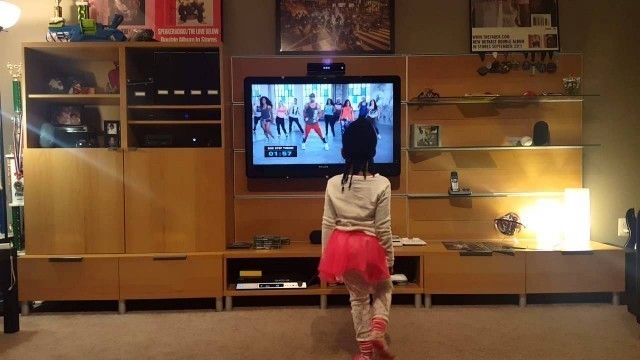 'Nori Doing Shaun T Cize Workout'